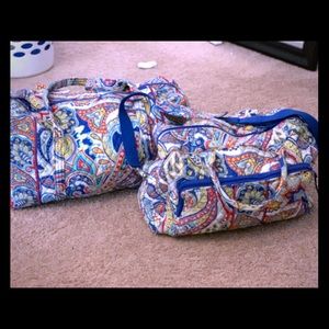 Vera Bradley Luggage set. Large duffel & weekender
